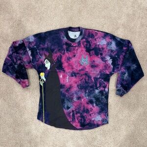 Disney Maleficent Spirit Jersey Purple Tie-Dye Sz XS